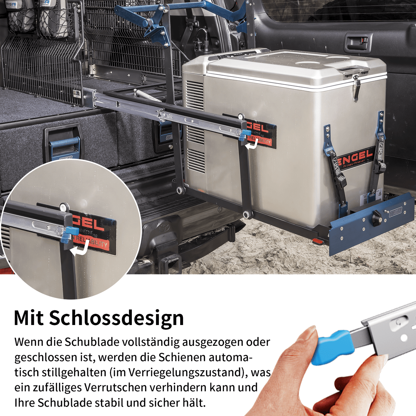 YENUO Heavy Duty Locking Drawer Slides Full Extension Runners With Lock 12 14 16 18 20 22 24 26 28 30 32 34 36 38 40 42 44 46 48 50 52 54 56 58 60Inch Side Mount Ball Bearing Rails Track Glides 250 Lbs 1 Pair (With Lock) - YENUO